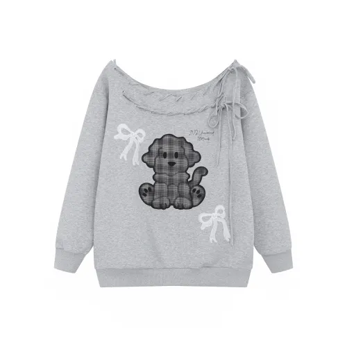 LWLG Серый Женские Свитшоты