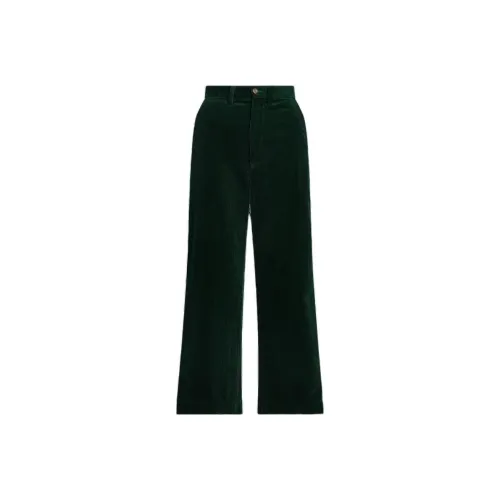 Polo Ralph Lauren FW24 Повседневные брюки Женские Преппи Зеленый