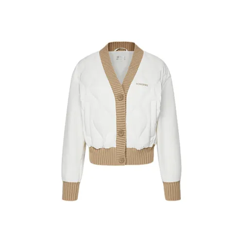 BOSIDENG Rough Rice Белый Светло-коричневый Кофе 847B Женские Пуховые куртки