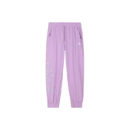 PEAK Тренировочные брюки женские серо-фиолетовые