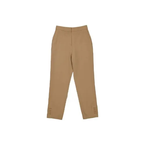 Burberry Khaki Женские Повседневные Брюки