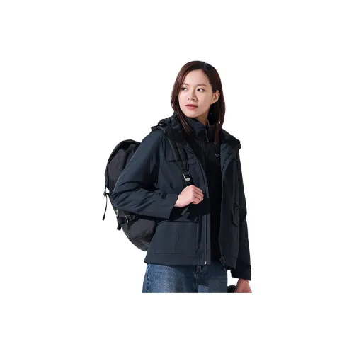 OUTDOOR PRODUCTS Водонепроницаемый и Теплый Ветровка Женская Классический Черный