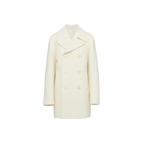 PRADA Сливочный Женское Пальто