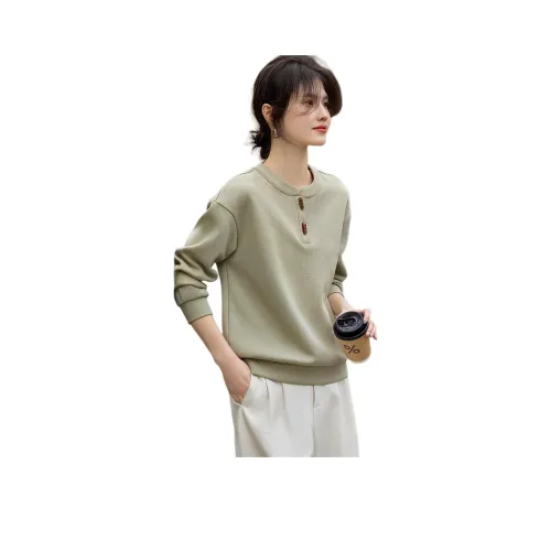 XWI Свитшот Женский Мятный Серый Зеленый