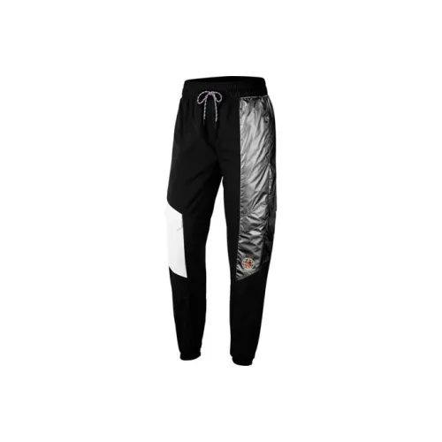 Jordan Вязаные тренировочные брюки женские черные