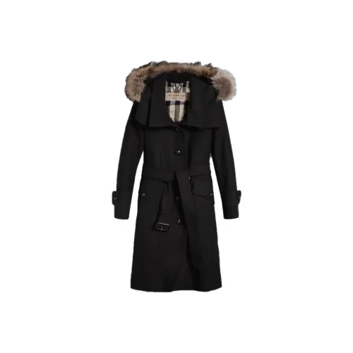 Burberry Черное Женское Пальто