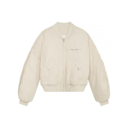ISABEL MARANT ETOILE SS24 Хлопковый пуховик женский бежевый