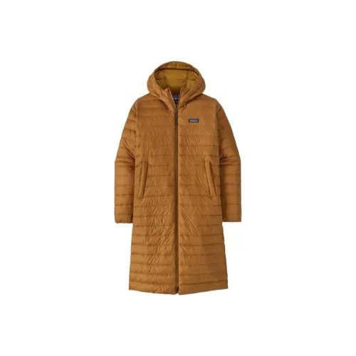 Пальто Patagonia Down Sweater Женское Коричневое