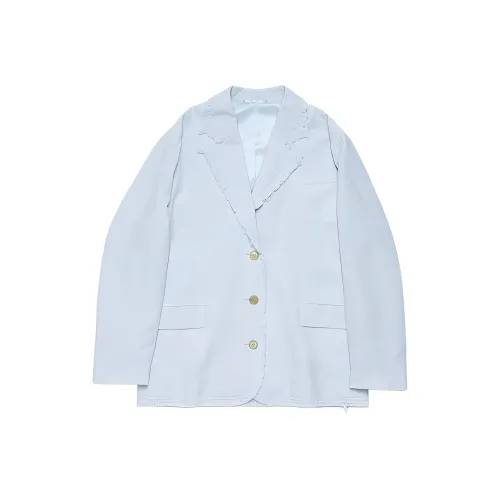 Acne Studios FW24 Бизнес-костюм Женский Светло-Синий