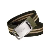 Серебристая пряжка - Черные полосы