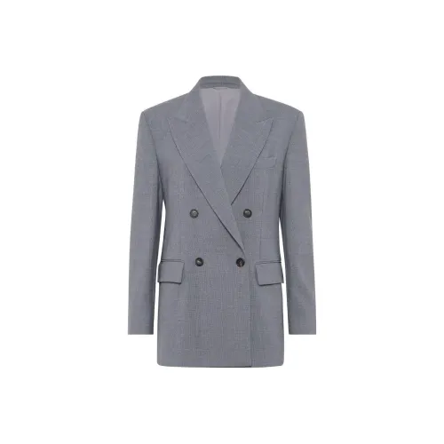 BRUNELLO CUCINELLI Бизнес-костюм Пальто Женское Серое