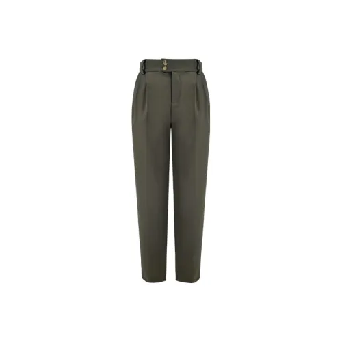 Cubic Горчичный зеленый Женские Повседневные Брюки