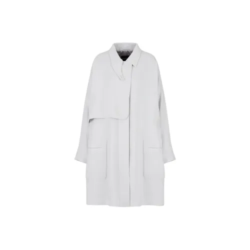 EMPORIO ARMANI Белый Женский Тренч