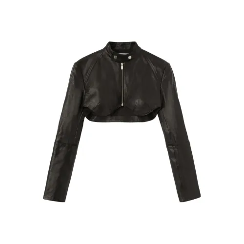 AMBUSH Черное женское короткое пальто