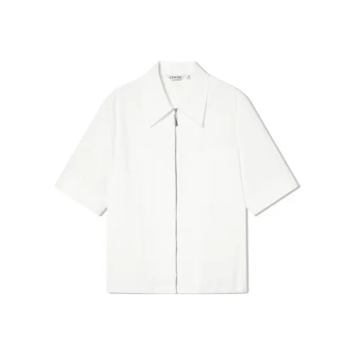 COVERINS Cropped Jacket Women's Natural White COVERINS Укороченная куртка женская цвет белый