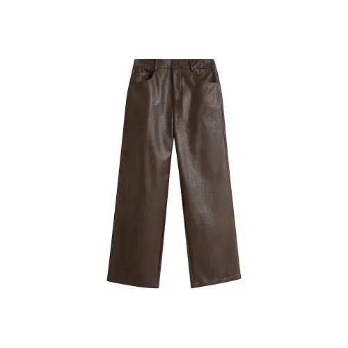 Inman Повседневные брюки Женские Темно-коричневый