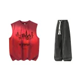 Red+Black Jeans  
Красный+Черный Джинсы