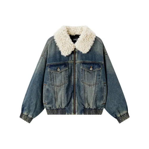 SEM R Denim Куртка Женская Denim Желтый Грязь 80325