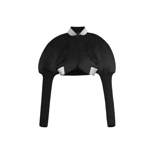 LOUIS VUITTON Cropped Coat Women's Black LOUIS VUITTON Укороченное пальто женское черное