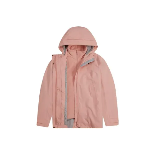 TOREAD Водонепроницаемый и Ветрозащитный для сохранения тепла Ветровка Женская Масляный Серый Розовый