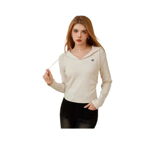 FAWENXIANGZI Трикотаж Женский Абрикос