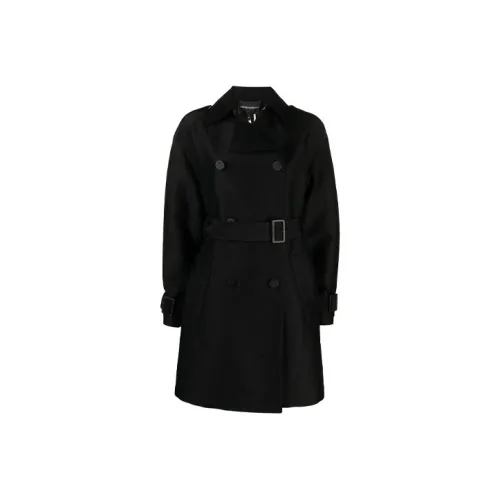 EMPORIO ARMANI Черный Женский Тренч