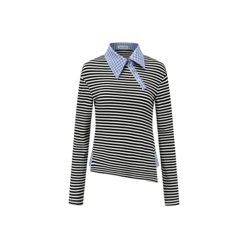 Alexia Sandra Трикотаж Женский Черный Белый Полосы