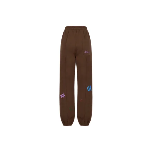 Richie Macie Умеренный Повседневные Брюки Унисекс Кофе