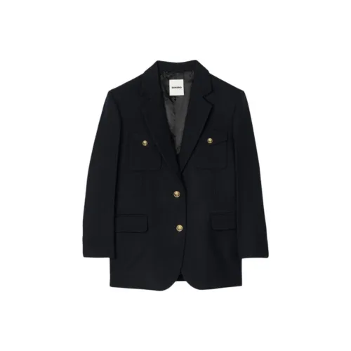 Sandro Бизнес-костюм женский темно-синий