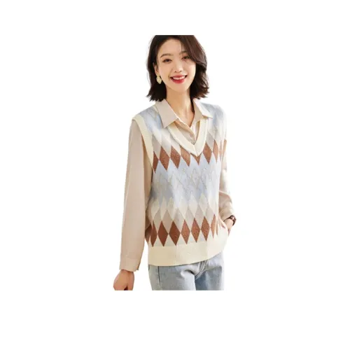 Itisf4 Абрикос Женские Жилеты