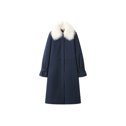 GREEN BELT Пуховая куртка Женская Темно-синяя