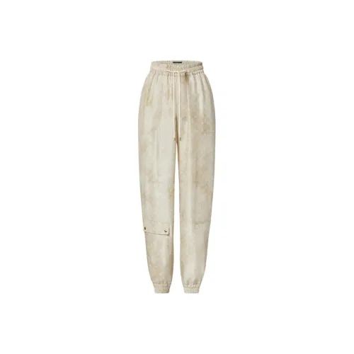 LOUIS VUITTON Повседневные брюки Женские Бежевые