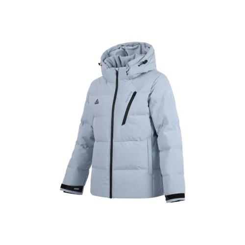 PEAK Элегантная синяя женская объемная куртка (пуховик)