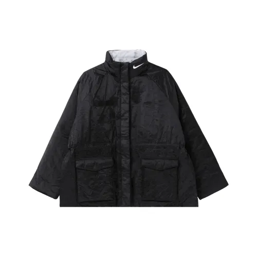 Nike Пуховая куртка Зимняя Женская Черная