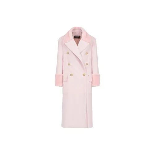 BALMAIN Розовые Женские Бархатные Куртки