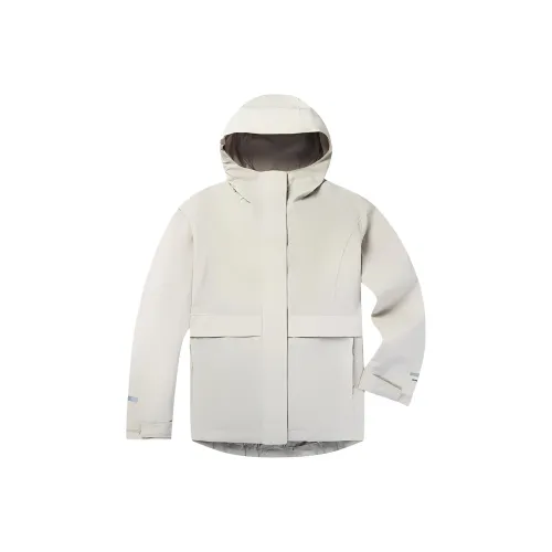 Коллаборация Columbia City Outdoor Collection Водонепроницаемая ветровка Женская Белая