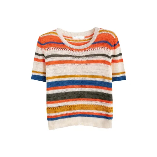 Tonlion Трикотаж Женский Оранжевый Красный