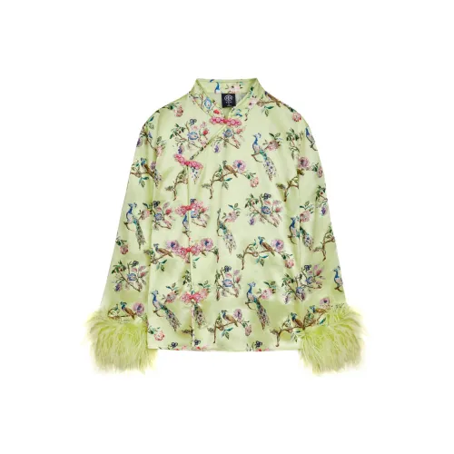 TCH Зеленое Женское Короткое Пальто