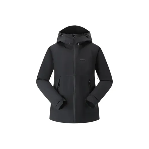 DECATHLON MH500 Черная Женская Ветровка