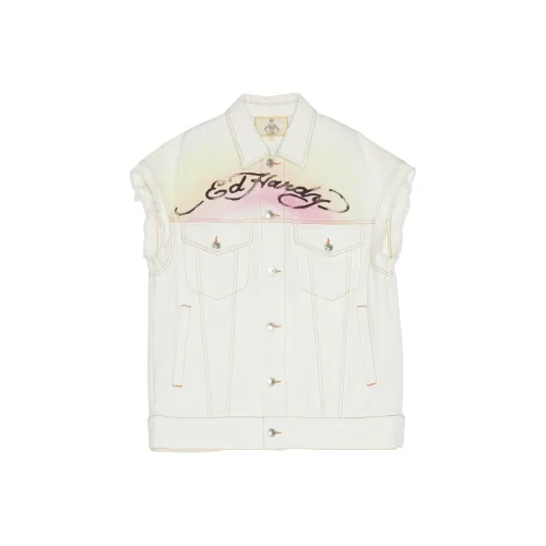 Ed Hardy Белый E1OBW060 Женские Жилеты