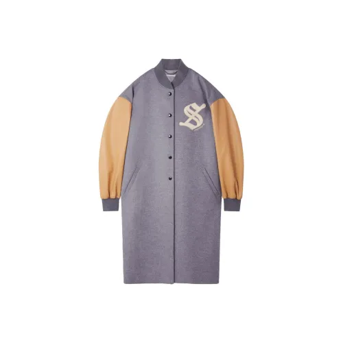STELLA MCCARTNEY Фиолетовое Женское Пальто