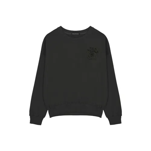 Nick Nicole 24 Особенный Rose Collection Толстовка Женские Угольно-черный