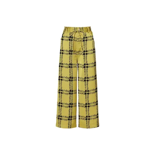 UNIQLO Повседневные брюки Женские Горчичный