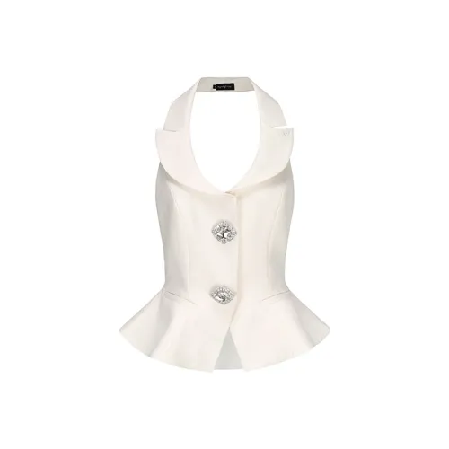 NANA JACQUELINE Белый Женские Жилеты
