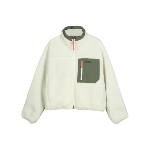 Skechers Мода Хлопковый пуховик Женский Тофу Белый