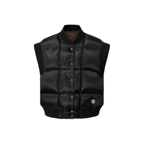 LOUIS VUITTON Черный Женский Пуховый жилет