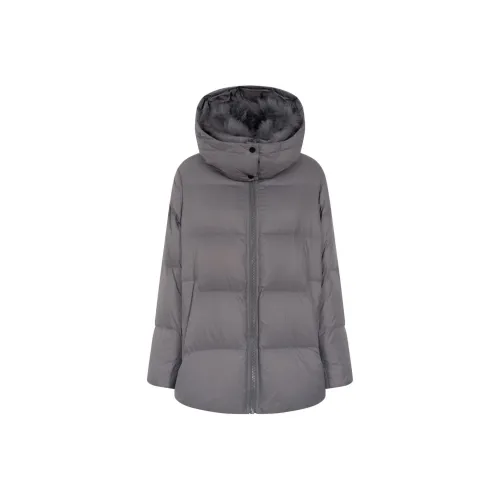 Yves Salomon Пуховик Женский Серый