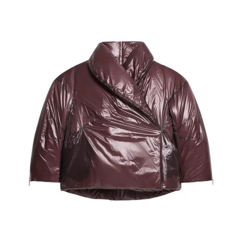 Helmut Lang FW24 Пуховая куртка Женская Бордовая