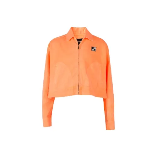 WE11DONE Апельсин Женские Джинсовые Куртки