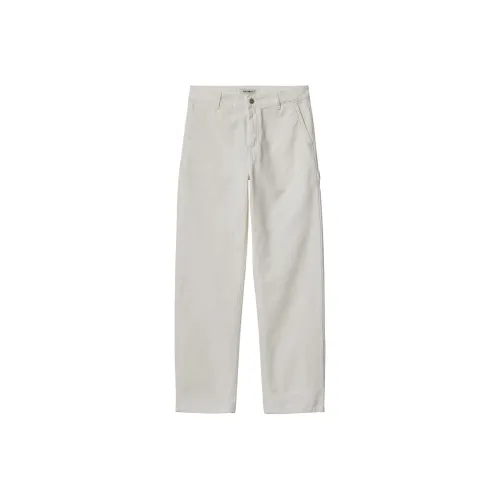 Carhartt WIP SS24 W' Pierce Брюки Straight Повседневные брюки Женские Белые